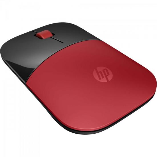 Mouse sem Fio USB 1200 DPI Z3700 Preto/Vermelho HP por 0,00 à vista no boleto/pix ou parcele em até 1x sem juros. Compre na loja Mundomax!