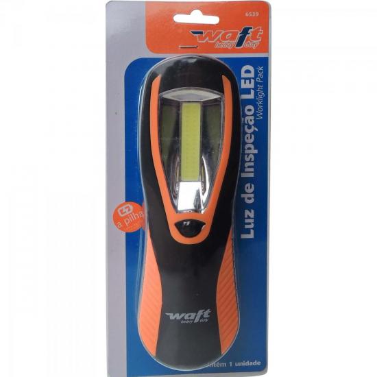 Lanterna Luz de Inspeção LED Preta/Laranja WAFT por 0,00 à vista no boleto/pix ou parcele em até 1x sem juros. Compre na loja Mundomax!