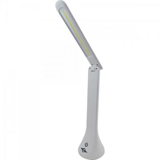 Luminária de Mesa LED COB Branca BRASFORT por 0,00 à vista no boleto/pix ou parcele em até 1x sem juros. Compre na loja Mundomax!
