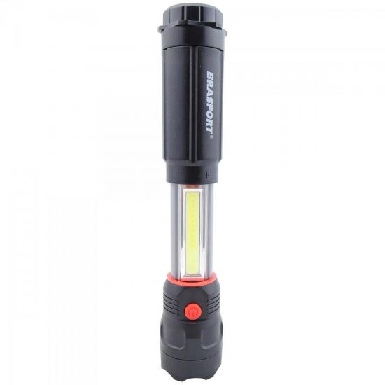 Lanterna LED COPS Preta Brasfort por 52,00 à vista no boleto/pix ou parcele em até 2x sem juros. Compre na loja Mundomax!
