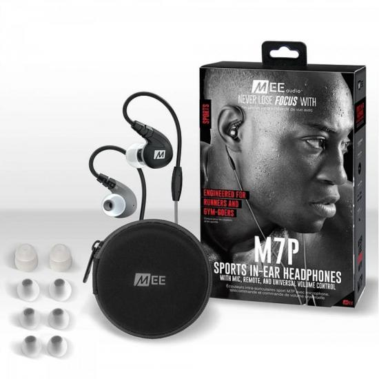 Fone de Ouvido Intra-Auricular com Microfone M7-P Preto MEE AUDIO por 353,90 à vista no boleto/pix ou parcele em até 10x sem juros. Compre na loja Mundomax!