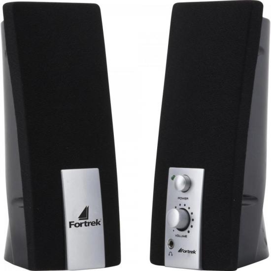 Caixa Multimídia 2.0 2W RMS SK-101 Preto FORTREK por 28,90 à vista no boleto/pix ou parcele em até 1x sem juros. Compre na loja Mundomax!