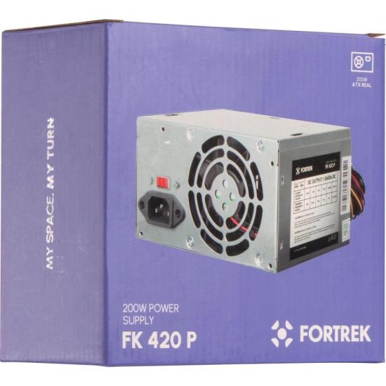 Fonte ATX Fortrek PWS-2003 200W 20+4P FK420P por 64,41 à vista no boleto/pix ou parcele em até 2x sem juros. Compre na loja Fortrek!