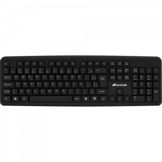 Teclado Standard USB SKL-104 Preto FORTREK por 24,90 à vista no boleto/pix ou parcele em até 1x sem juros. Compre na loja Mundomax!