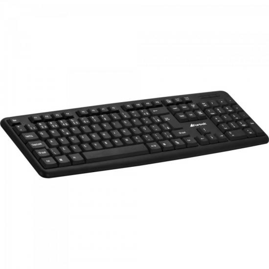 Teclado Standard USB SKL-104 Preto FORTREK por 24,90 à vista no boleto/pix ou parcele em até 1x sem juros. Compre na loja Mundomax!