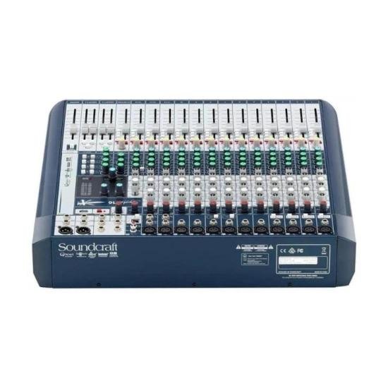 Mesa de Som Soundcraft Signature Analógica 16 Canais Preto/Azul por 4.723,00 à vista no boleto/pix ou parcele em até 12x sem juros. Compre na loja Mundomax!