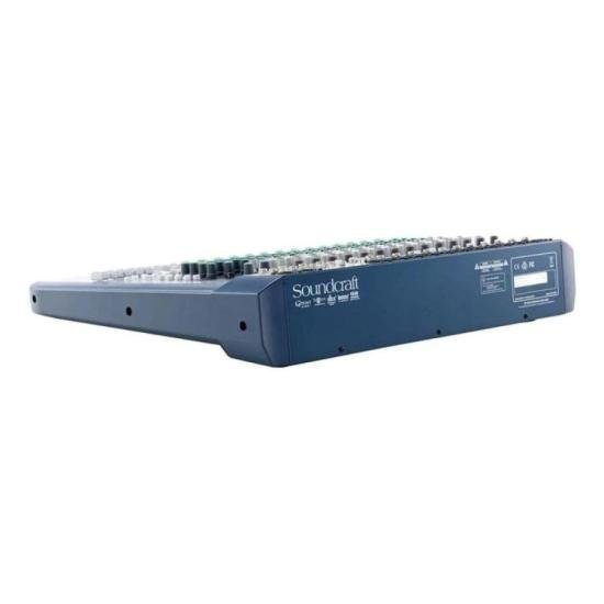Mesa de Som Soundcraft Signature Analógica 16 Canais Preto/Azul por 4.723,00 à vista no boleto/pix ou parcele em até 12x sem juros. Compre na loja Mundomax!
