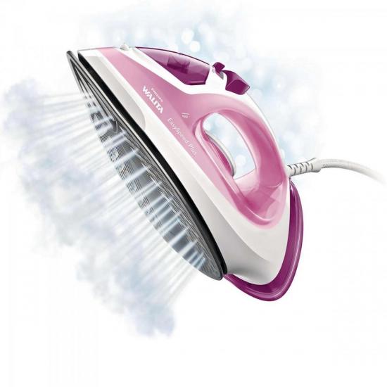 Ferro a Vapor 2000W 220V EASY SPEED RI2042/44 Branco/Rosa PHILIPS WALITA por 0,00 à vista no boleto/pix ou parcele em até 1x sem juros. Compre na loja Mundomax!