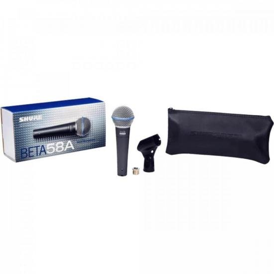 Microfone Profissional Beta 58A Preto SHURE por 2.099,00 à vista no boleto/pix ou parcele em até 12x sem juros. Compre na loja Mundomax!