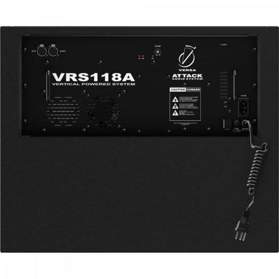 Alto Falante Subwoofer Amplificado 18\" 800W RMS 8 Ohms VRS118A ATTACK por 0,00 à vista no boleto/pix ou parcele em até 1x sem juros. Compre na loja Mundomax!