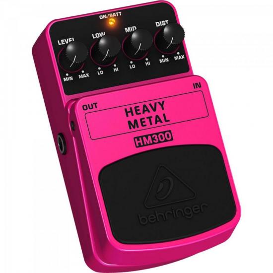 Pedal Para Guitarra Heavy Metal Hm300 BEHRINGER por 0,00 à vista no boleto/pix ou parcele em até 1x sem juros. Compre na loja Mundomax!