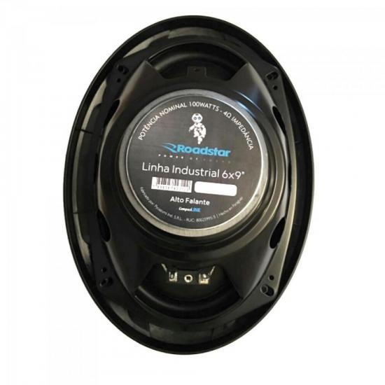 Alto Falante Triaxial 6x9\" 100W RMS 4 Ohms RS6.9 Industrial ROADSTAR por 0,00 à vista no boleto/pix ou parcele em até 1x sem juros. Compre na loja Mundomax!