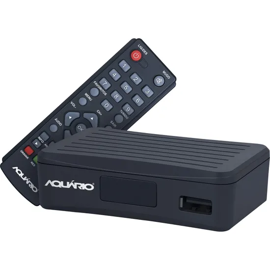 Mini Conversor e Gravador Digital DTV-4000S Preto Aquário (62940)