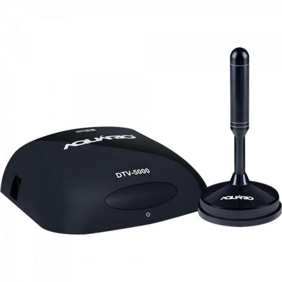 Kit Conversor Digital VHF/UHF/FM/HDTV DTV-5100 Aquário por 0,00 à vista no boleto/pix ou parcele em até 1x sem juros. Compre na loja Mundomax!