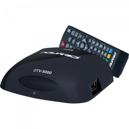 Kit Conversor Digital VHF/UHF/FM/HDTV DTV-5100 Aquário por 0,00 à vista no boleto/pix ou parcele em até 1x sem juros. Compre na loja Mundomax!