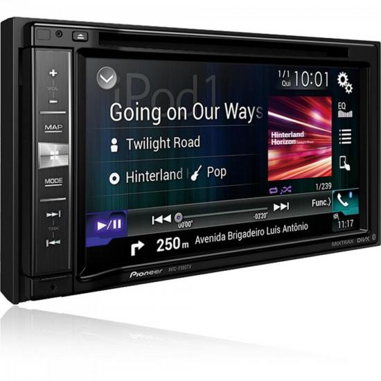 Central Multimídia AVIC-F980TV Preto PIONEER por 0,00 à vista no boleto/pix ou parcele em até 1x sem juros. Compre na loja Mundomax!