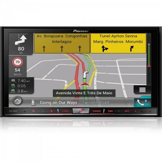 Central Multimídia AVIC-F80TV Preto PIONEER por 0,00 à vista no boleto/pix ou parcele em até 1x sem juros. Compre na loja Mundomax!