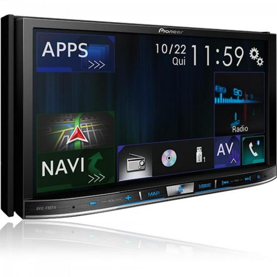 Central Multimídia AVIC-F80TV Preto PIONEER por 0,00 à vista no boleto/pix ou parcele em até 1x sem juros. Compre na loja Mundomax!