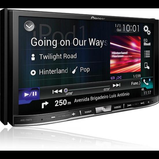 Central Multimídia AVIC-F80TV Preto PIONEER por 0,00 à vista no boleto/pix ou parcele em até 1x sem juros. Compre na loja Mundomax!