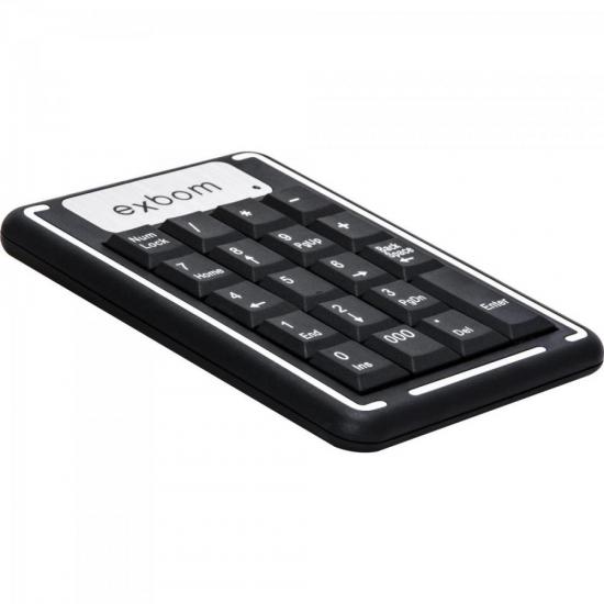 Teclado Numérico USB Cabo Retrátil BK-N20 Preto EXBOM por 0,00 à vista no boleto/pix ou parcele em até 1x sem juros. Compre na loja Mundomax!