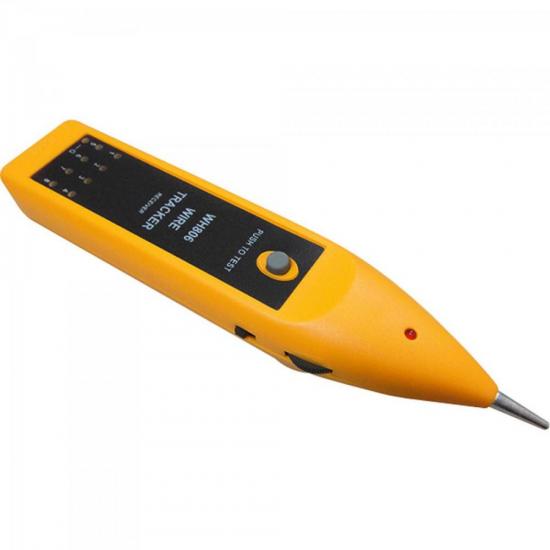 Testador de Cabo Zumbidor WH-806R Amarelo/Preto SECCON por 0,00 à vista no boleto/pix ou parcele em até 1x sem juros. Compre na loja Mundomax!