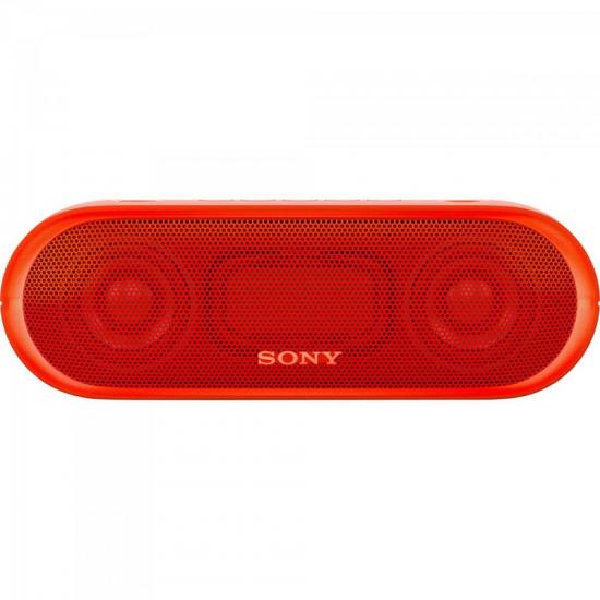 Caixa Multimídia 20W Wireless Bluetooth/NFC SRS-XB20/R Vermelha SONY por 0,00 à vista no boleto/pix ou parcele em até 1x sem juros. Compre na loja Mundomax!