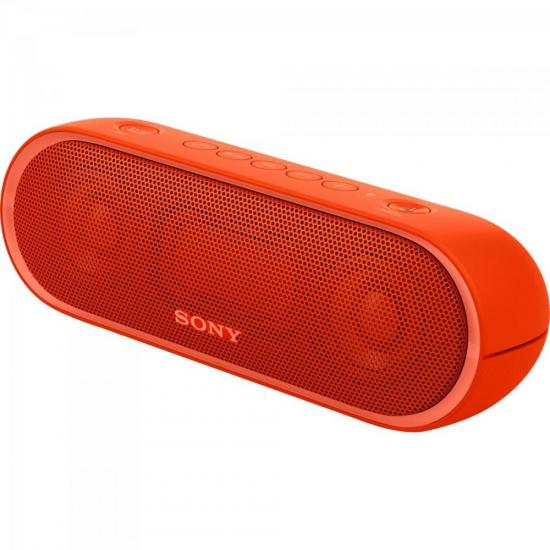 Caixa Multimídia 20W Wireless Bluetooth/NFC SRS-XB20/R Vermelha SONY por 0,00 à vista no boleto/pix ou parcele em até 1x sem juros. Compre na loja Mundomax!