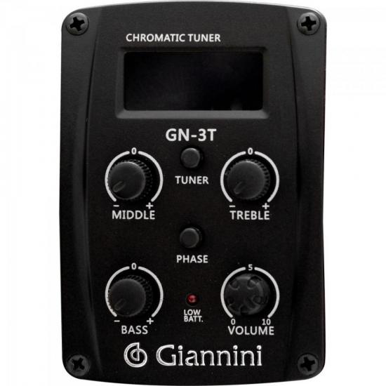 Violão Giannini GF1D CEQ Eletroacústico Aço Preto por 899,00 à vista no boleto/pix ou parcele em até 10x sem juros. Compre na loja Mundomax!