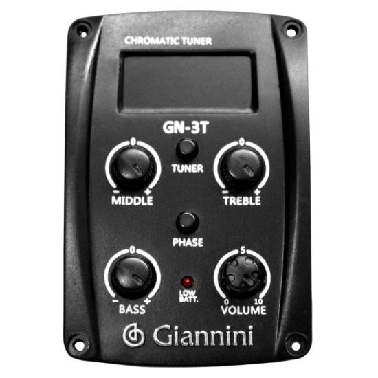 Violão Giannini GF1D CEQ Eletroacústico Aço 3 Tone Sunburst por 849,00 à vista no boleto/pix ou parcele em até 10x sem juros. Compre na loja Mundomax!