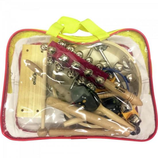 Bandinha Rítmica 9 Instrumentos LT9 Diversas Cores XPRO por 0,00 à vista no boleto/pix ou parcele em até 1x sem juros. Compre na loja Mundomax!