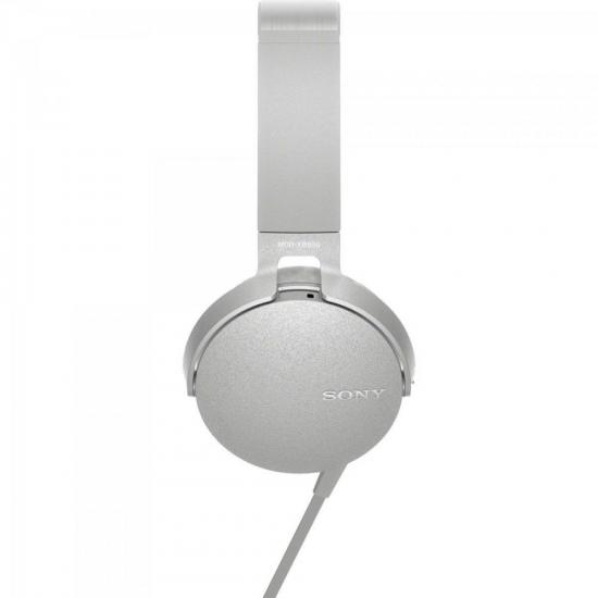 Fone de Ouvido com Microfone MDR-XB550AP/W Branco SONY por 0,00 à vista no boleto/pix ou parcele em até 1x sem juros. Compre na loja Mundomax!