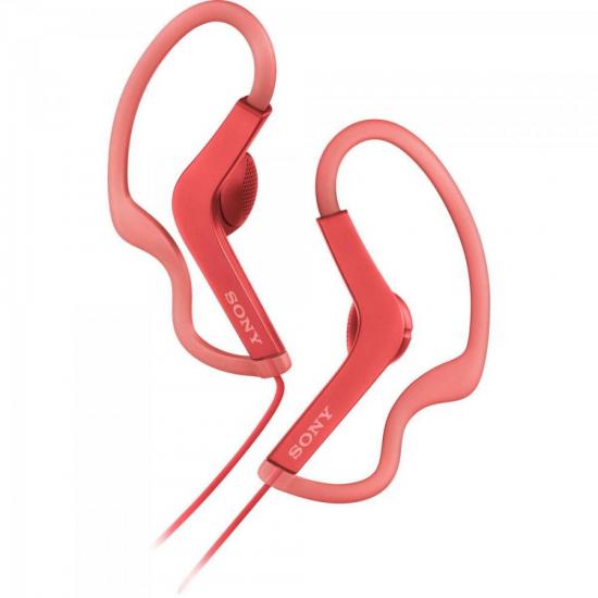 Fone de Ouvido Esportivo Resistente à Água EXTRA BASS MDR-AS210/P Rosa por 0,00 à vista no boleto/pix ou parcele em até 1x sem juros. Compre na loja Mundomax!
