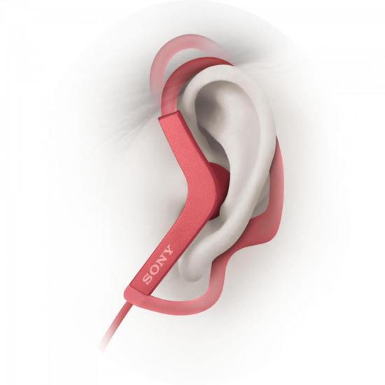 Fone de Ouvido Esportivo Resistente à Água EXTRA BASS MDR-AS210/P Rosa por 0,00 à vista no boleto/pix ou parcele em até 1x sem juros. Compre na loja Mundomax!