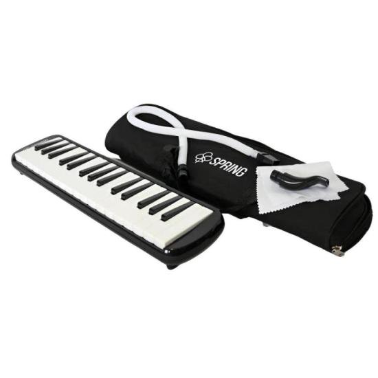 Escaleta Spring SG-32 Teclas Preto por 125,00 à vista no boleto/pix ou parcele em até 5x sem juros. Compre na loja Mundomax!