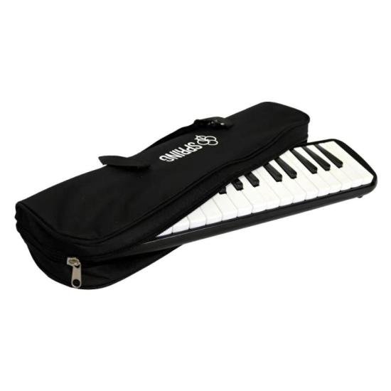 Escaleta Spring SG-32 Teclas Preto por 125,00 à vista no boleto/pix ou parcele em até 5x sem juros. Compre na loja Mundomax!