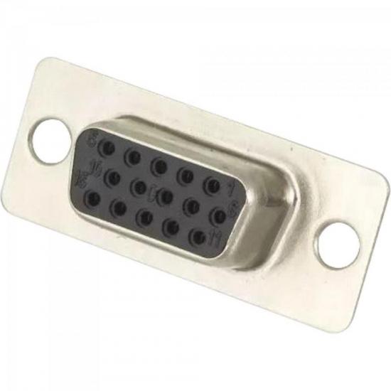 Conector DB15 Fêmea SVGA CNVG0001 Níquel STORM por 16,90 à vista no boleto/pix ou parcele em até 1x sem juros. Compre na loja Mundomax!