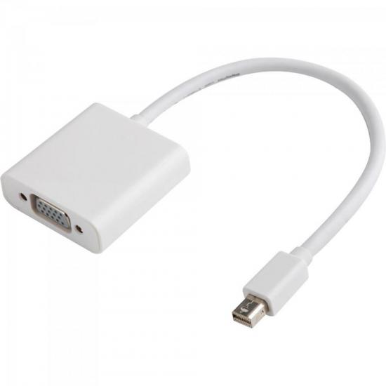 Adaptador Display Mini Portátil Para VGA 15cm ADAP0042 Branco STORM (63358)