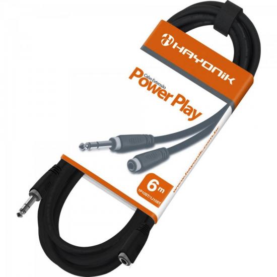 Cabo Power Play P10 (M) X P10 (F) 6m HOBBY Preto HAYONIK por 0,00 à vista no boleto/pix ou parcele em até 1x sem juros. Compre na loja Mundomax!