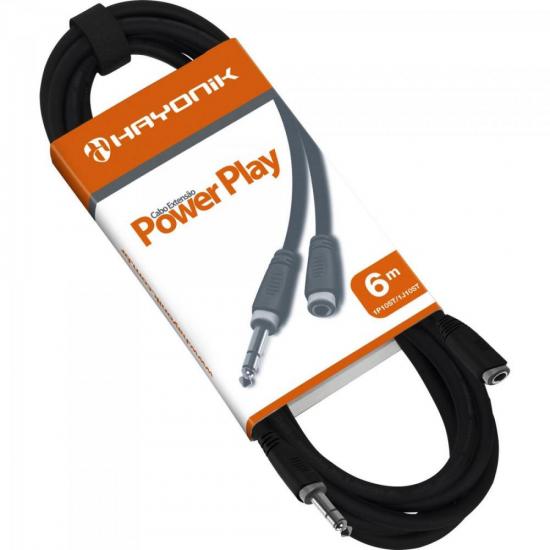 Cabo Power Play P10 (M) X P10 (F) 6m HOBBY Preto HAYONIK por 0,00 à vista no boleto/pix ou parcele em até 1x sem juros. Compre na loja Mundomax!