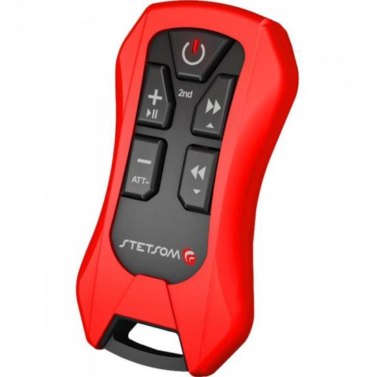 Controle Remoto Para Som Automotivo SX4 Vermelho STETSOM por 0,00 à vista no boleto/pix ou parcele em até 1x sem juros. Compre na loja Mundomax!
