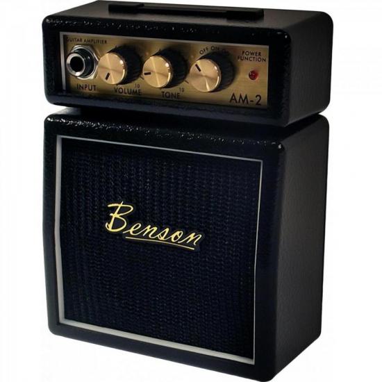 Mini Cubo AM-2 Preto BENSON por 0,00 à vista no boleto/pix ou parcele em até 1x sem juros. Compre na loja Mundomax!