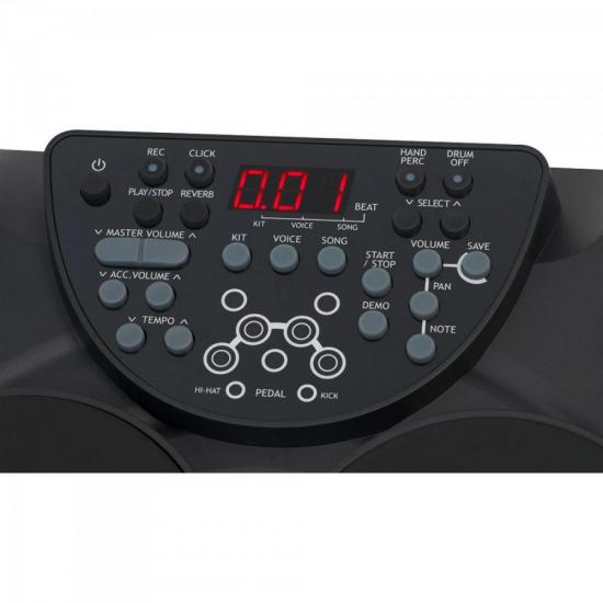 Bateria Eletrônica REVAS PB-350 Preta por 1.479,99 à vista no boleto/pix ou parcele em até 12x sem juros. Compre na loja Mundomax!