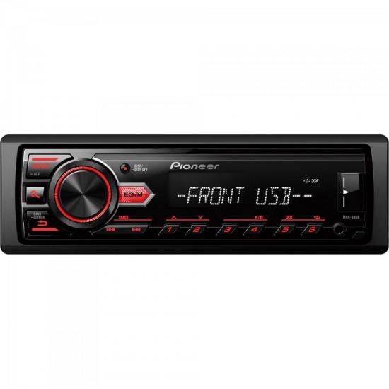 Auto Rádio USB/AM/FM MVH-98UB Preto PIONEER (63489)