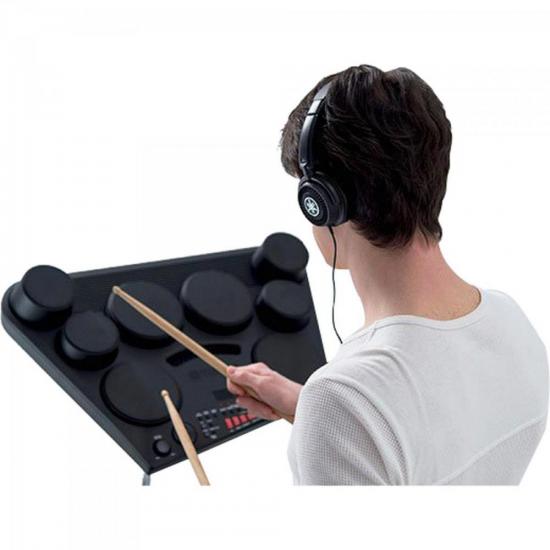 Bateria Eletrônica Yamaha DD-75 Com Fonte Preto por 2.899,00 à vista no boleto/pix ou parcele em até 12x sem juros. Compre na loja Mundomax!