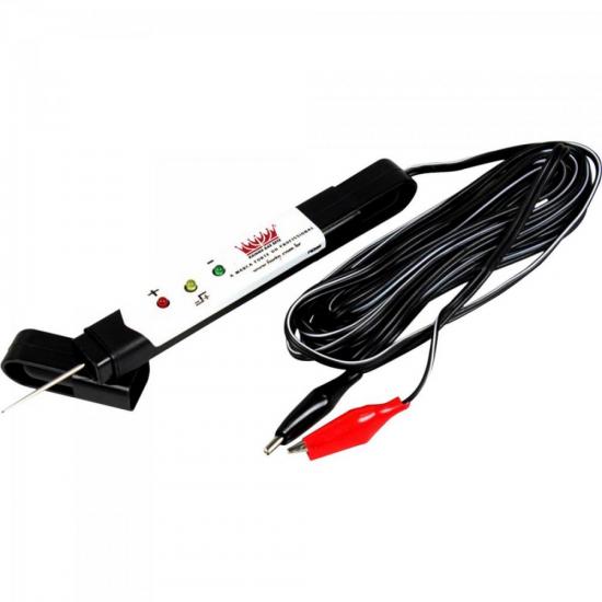 Testador de Tensão Eletrônica 12/24V ETE 4999 Preto RAINHA DAS SETE por 0,00 à vista no boleto/pix ou parcele em até 1x sem juros. Compre na loja Mundomax!