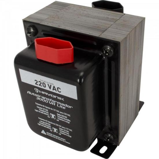 Autotrafo Universal Hayonik 3000VA Lite por 329,00 à vista no boleto/pix ou parcele em até 10x sem juros. Compre na loja Mundomax!