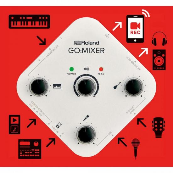 Interface de Áudio para Smartphones Gomixer ROLAND por 1.934,00 à vista no boleto/pix ou parcele em até 12x sem juros. Compre na loja Mundomax!
