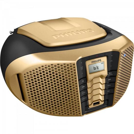 Radio Portatil USB/Bluetooth PX3225GTX/78 Dourado/Preto PHILIPS por 0,00 à vista no boleto/pix ou parcele em até 1x sem juros. Compre na loja Mundomax!