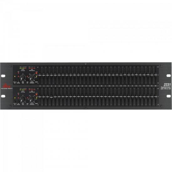 Equalizador Gráfico 2231V Preto 110V DBX (63720)