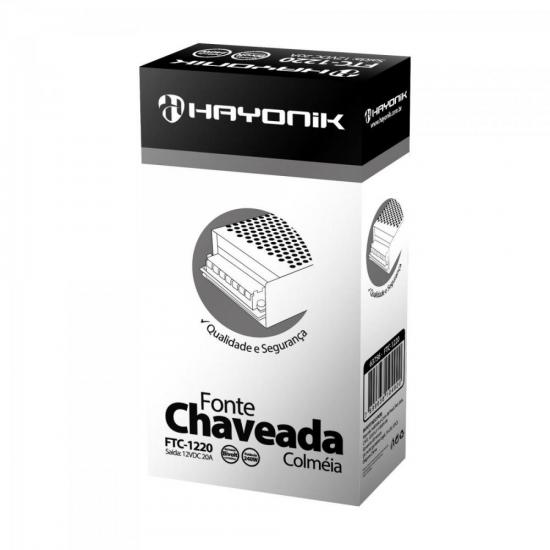 Fonte Colmeia HAYONIK FTC1220 12V / 20A 240W Bivolt Manual por 128,00 à vista no boleto/pix ou parcele em até 5x sem juros. Compre na loja Mundomax!